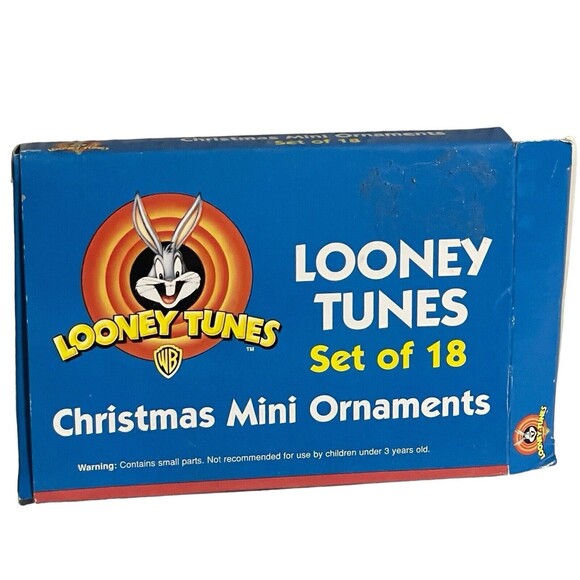 LOONEY TUNES BUGS BUNNY  TAZ TWEETY SET/18 MINI  ORNAMENTS WARNER BROTHERS - Picture 3 of 9